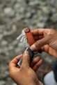 Orbitkey etui na klucze Waxed Canvas 8,5 cm KWC2.BRD.107 czerwony