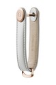 Orbitkey husă cheie Leather Stone 8,5 cm LTHO.2.STGYRG alb AA00