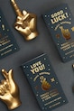 Декоративна фігурка Luckies of London Good Luck 3 x 4,8 x 8,9 cm жовтий LK.LUKGOLU