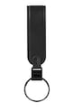 Кожаный брелок Orbitkey чёрный PLK1.BLK.101
