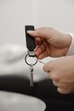 Orbitkey brelok do kluczy czarny PLK1.BLK.101