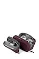 Orbitkey organizer biurowy podróżny z materiału tekstylnego bordowy WTP1.PLM.109