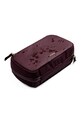Orbitkey organizer biurowy podróżny z materiału tekstylnego WTP1.PLM.109 bordowy