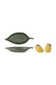 Bloomingville só- és borsszóró aljjal Limone Salt & Pepper Shaker Set 82061742 többszínű AA00
