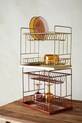 Kuchnia i bar Madam Stoltz ociekacz do naczyń 35 x 25 x 335 cm 35702AB żółty