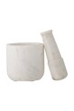 Γουδί με γουδοχέρι Bloomingville Misaki 82068236 λευκό AA00