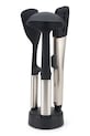 Набір кухонних аксесуарів з підставкою Joseph Joseph Elevate Fusion Steel 4-pack чорний 10569
