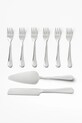 Komplet jedilnega pribora za torto Printworks The Essentials 9-pack bela PW00701