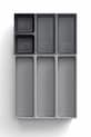 Kuhinja in bar Organizator za predale Joseph Joseph Drawer Blox 44 x 26,5 cm 85199 siva