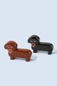 Комплект за сол и черен пипер Fluid Market 5,5 x 8,5 x 2,5 cm многоцветен AASAAPEDOG