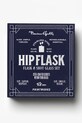 Printworks zestaw akcesoriów do alkoholu Hip Flask 19,5 x 18 cm 4 elementy granatowy PW00774