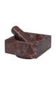 Ferm Living ступка з мармуру 8,5 x 13 x 13 cm бордо 1104273091