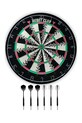 Reset Club zestaw: tarcza i lotki Dartboard + 6 darts 45 cm multicolor 3770030553025