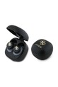 Ασύρματα in-ear ακουστικά Guess Iridescent 4G Printed Logo μαύρο GUTWSJ144ESK