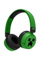 OTL căști wireless pentru copii, tip on-ear x Minecraft verde MC1231