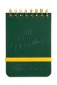 Gentlemen's Hardware carnețel de buzunar impermeabil Pocket Waterproof Note Book verde GEN844UK