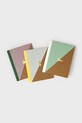 Luckies of London notatnik 3-pack GW.NOTEBKCAT1 multicolor AA00