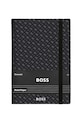 BOSS notatnik Monogram A5 czarny HNH412JL