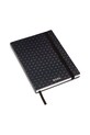 BOSS notatnik Monogram A5 czarny HNH412JL