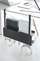 Yamazaki organizer pod biurko na kable i router Smart 40 x 11,5 x 43 cm 5462 czarny