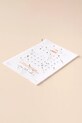 RESETEA kalendarz z nasionami roślin do uprawy Plantable Calendar 10,5 x 15 cm Erst578 multicolor AA00