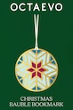Octaevo zakładka do książek Christmas Bauble 5 x 10 cm żółty OBMCB2.25