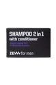 Šampón 2v1 s kondicionérom ZEW for men s dreveným uhlím z pohoria Bieszczady 85 ml 