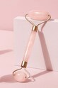 Домашнє SPA Ролик для масажу обличчя Zoë Ayla Luxurious Rose Quartz QUARTZ.ROLL рожевий