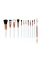 Σετ πινέλων μακιγιάζ Zoë Ayla Professional Brush Set 12-pack 12.18.WH πολύχρωμο AA00