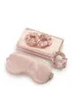 ροζ Σετ αξεσουάρ ύπνου Zoë Ayla Silky Sleep Set in Pink 5-pack Unisex