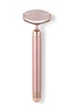 Вібруючий ролик для масажу обличчя Zoë Ayla Electric Vibrating Noiseles Rose Quartz рожевий EL.ROLLRQ.BW