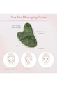 Πλάκα μασάζ προσώπου Zoë Ayla Jade Gua Sha πράσινο N.GS.JADE.1