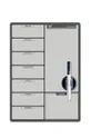 siva Balvi magnetna tablica za hladilnik Unisex