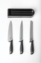Brabantia Σετ μαχαιριών με θήκη (3-pack) γκρί 123023