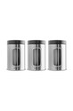 Brabantia zestaw pojemników do przechowywania (3-pack) szary 335341