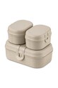 Koziol lunchbox (3-pack) bej 7151700
