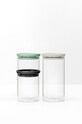 Kuchnia i bar Brabantia zestaw pojemników do przechowywania (3-pack) 100550 multicolor
