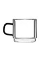 Vialli Design set de cești espresso Carbon 80 ml (2-pack) 8548 multicolor AA00