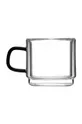 Vialli Design Набор чашек для эспрессо Carbon 80 ml (2-pack) мультиколор