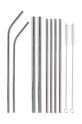 Designworks Ink zestaw słomek ze szczoteczkami (10-pack) szary SSH.1002EU