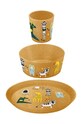 Koziol sada pro dítě: talíř, miska, hrnek (3-pack) béžová 1438702