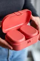 pomarańczowy Koziol lunchbox (3-pack)