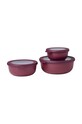 Mepal zestaw misek wielofunkcyjnych Cirqula (3-pack) różowy 106230073700