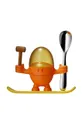 WMF pohár na vajíčka s lyžičkou McEgg oranžová