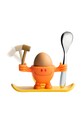 WMF kieliszek na jajko z łyżeczką McEgg pomarańczowy 616687450