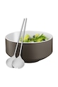 Kuchnia i bar WMF zestaw: misa z łyżkami do serwowania sałatek Moto 656069450 szary