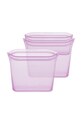 Zip Top zestaw pojemników śniadaniowych (3-pack) Z.BAG3A.04 różowy AA00