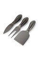Salt&Pepper zestaw sztućców do sera Fromage (3-pack) czarny 823462