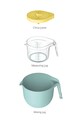 Joseph Joseph Кухонная миска с меркой и соковыжималкой для цитрусовых Nest Trio 40110 мультиколор AA00