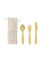 Bloomingville Набір столових приборів для дітей (3-pack) жовтий 82047504
